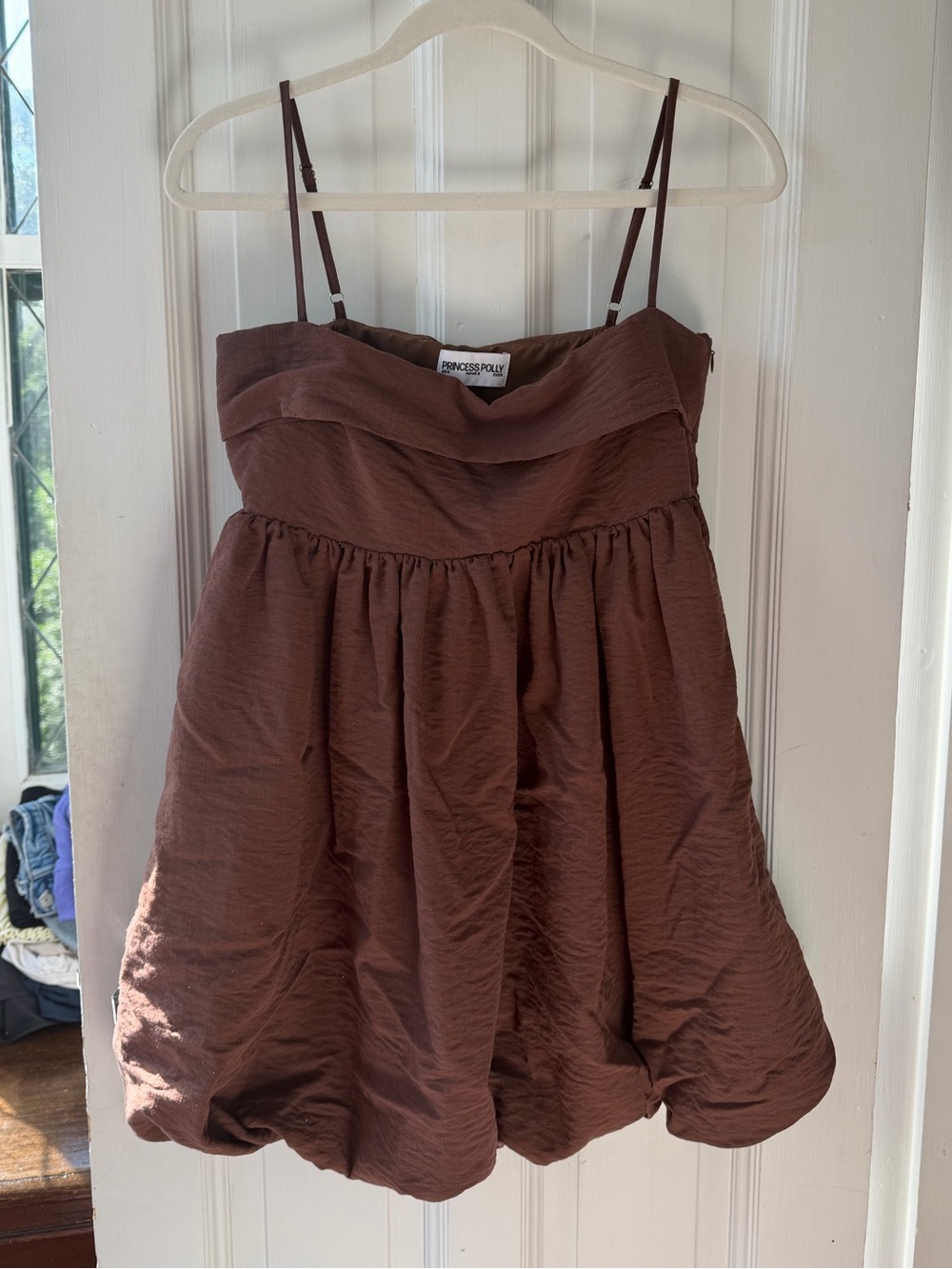 Princess Polly Mauve Bubble Mini Dress